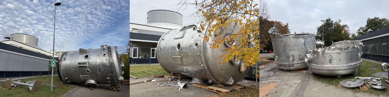 KIT/ Dr. Ottmar Möhler AIDAc_demolition_2025